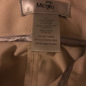 Size 14A 32” Metro 7 twine color pant